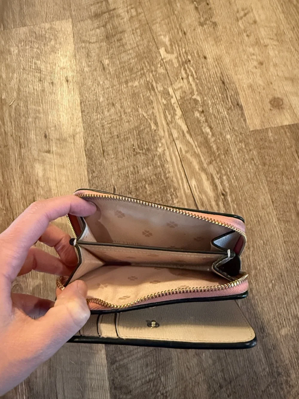 kate spade Pink Saffiano Zip Wallet - Picture 4 of 5